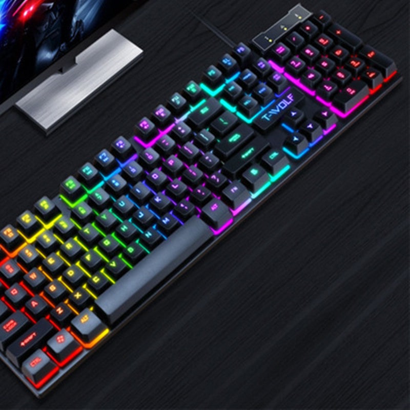 Ensemble clavier et souris USB à rétroéclairage RVB