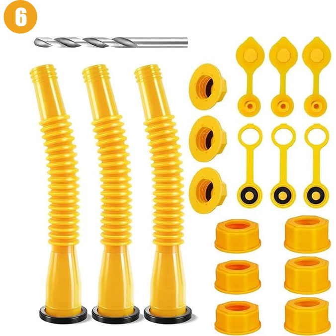 Kit de bec verseur flexible pour bidon avec joints