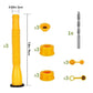 Kit de bec verseur flexible pour bidon avec joints