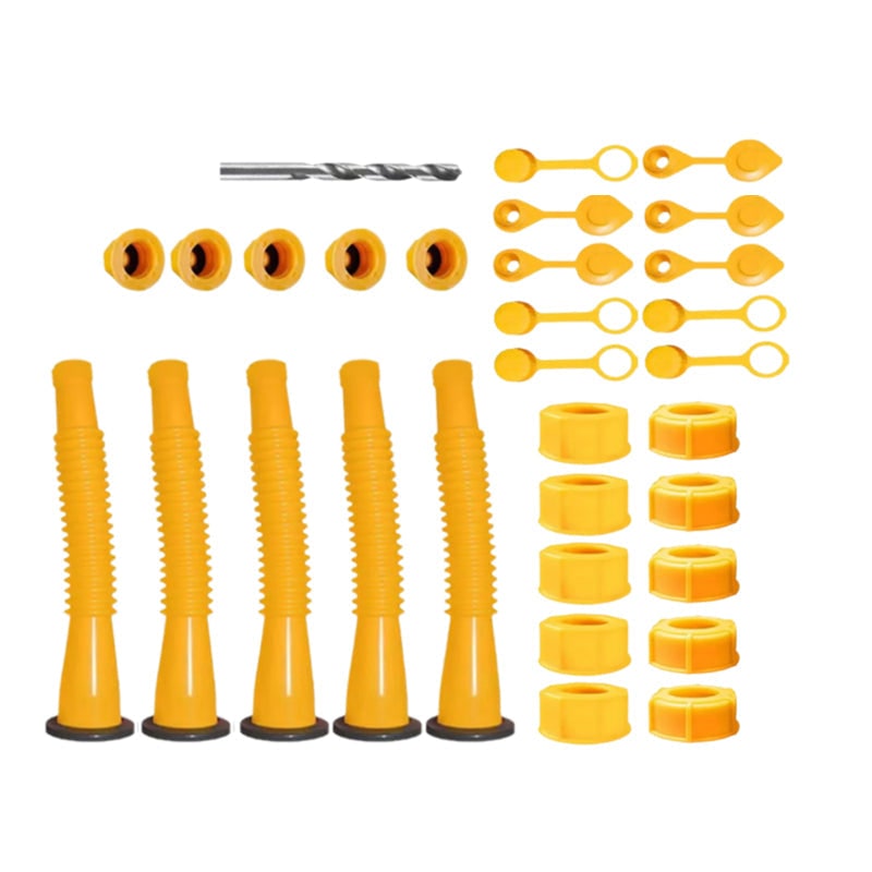 Kit de bec verseur flexible pour bidon avec joints