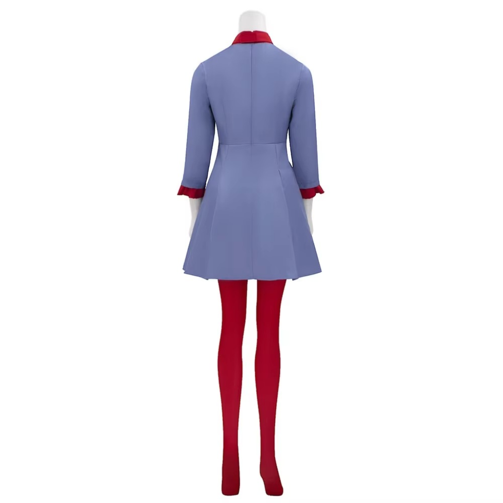 Déguisement bleu et rouge à robe ou ensemble coordonné