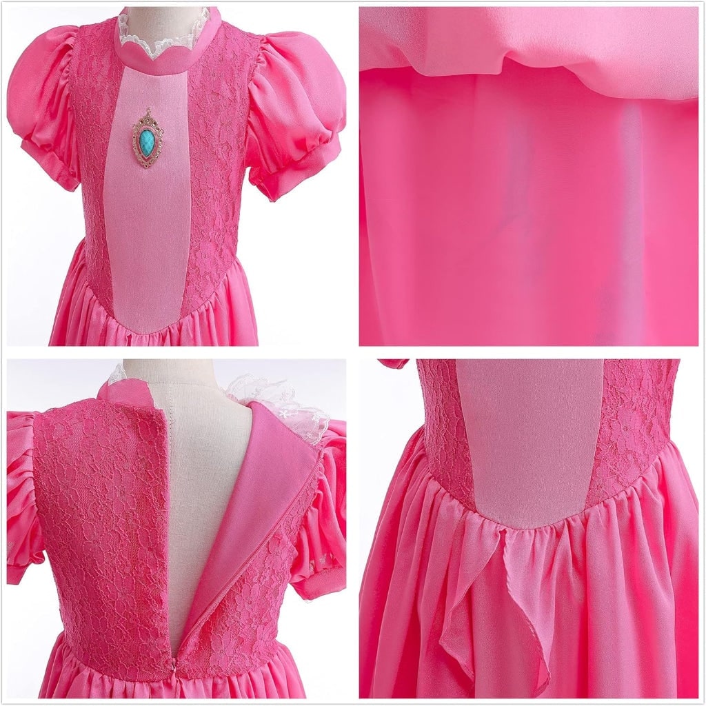 Robe de princesse de déguisement à manches bouffantes