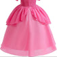 Robe de princesse de déguisement à manches bouffantes