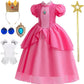 Robe de princesse de déguisement à manches bouffantes