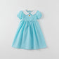 Robe de déguisement enfant bleu clair à manches longues