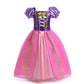 Robe de princesse enfant à jupe en tulle et accessoires
