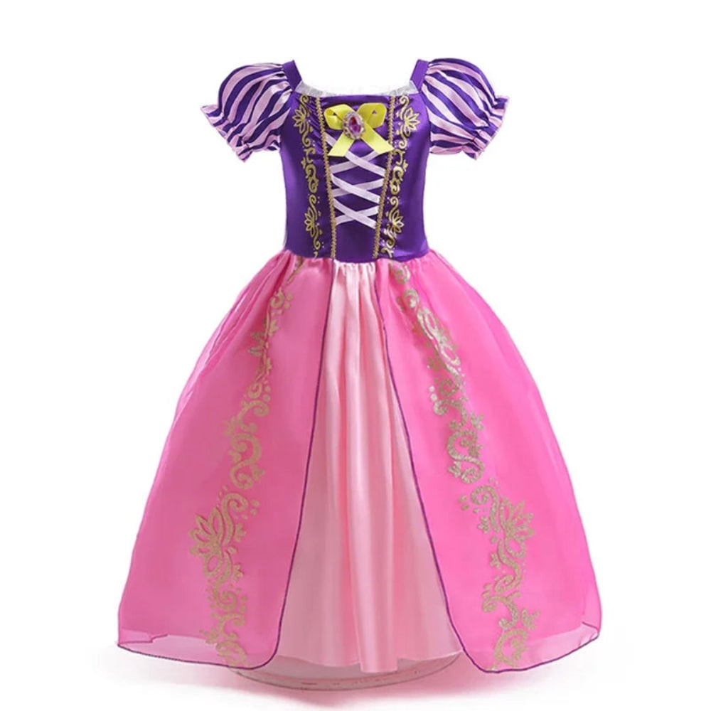 Robe de princesse enfant à jupe en tulle et accessoires