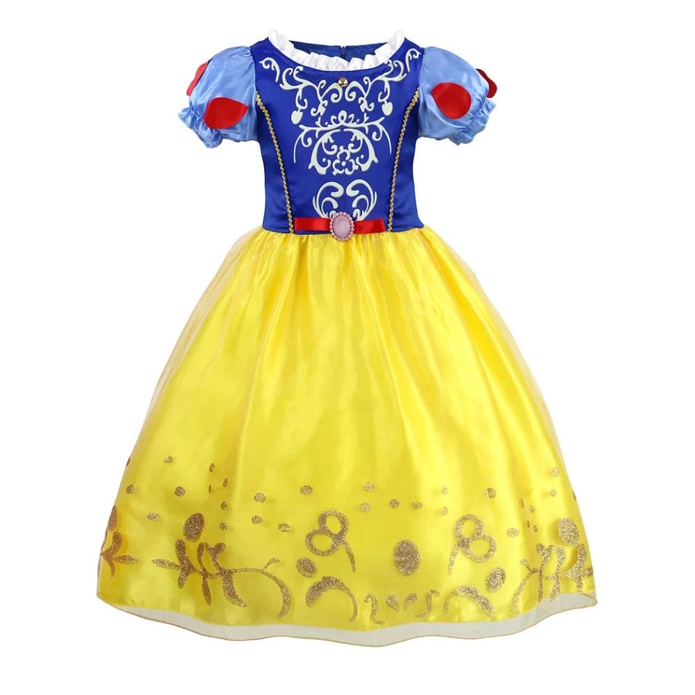 Robe de princesse enfant à jupe en tulle et accessoires