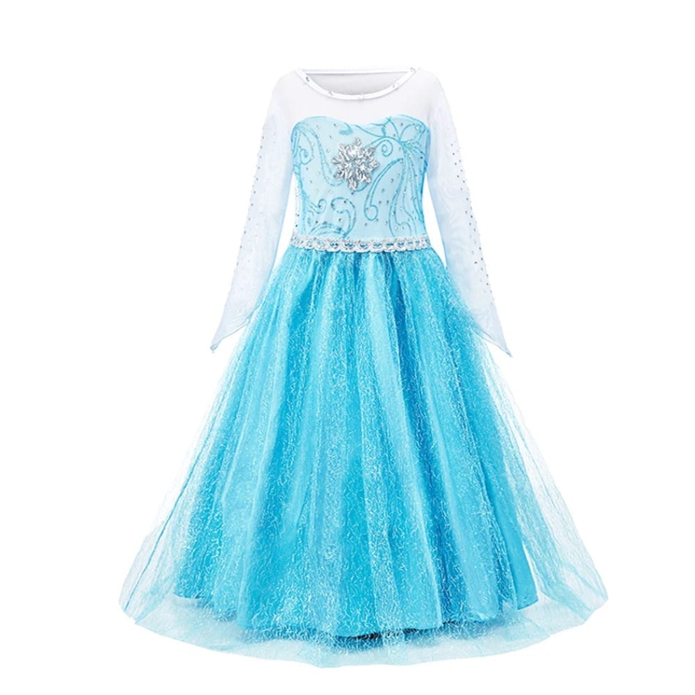 Robe de princesse enfant à jupe en tulle et accessoires