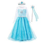 Robe de princesse enfant à jupe en tulle et accessoires