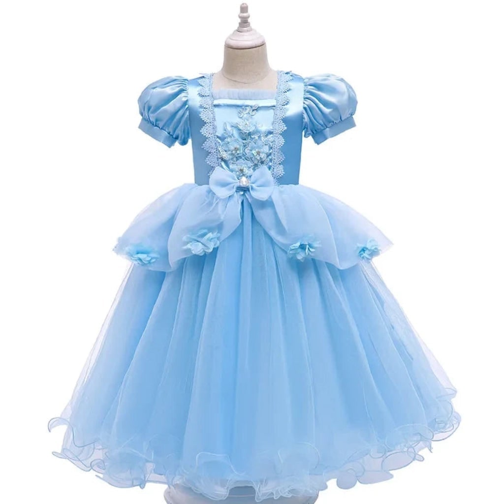 Robe de princesse enfant en tulle avec options accessoires
