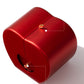 Coffret à bijoux en forme de pomme avec rose et collier