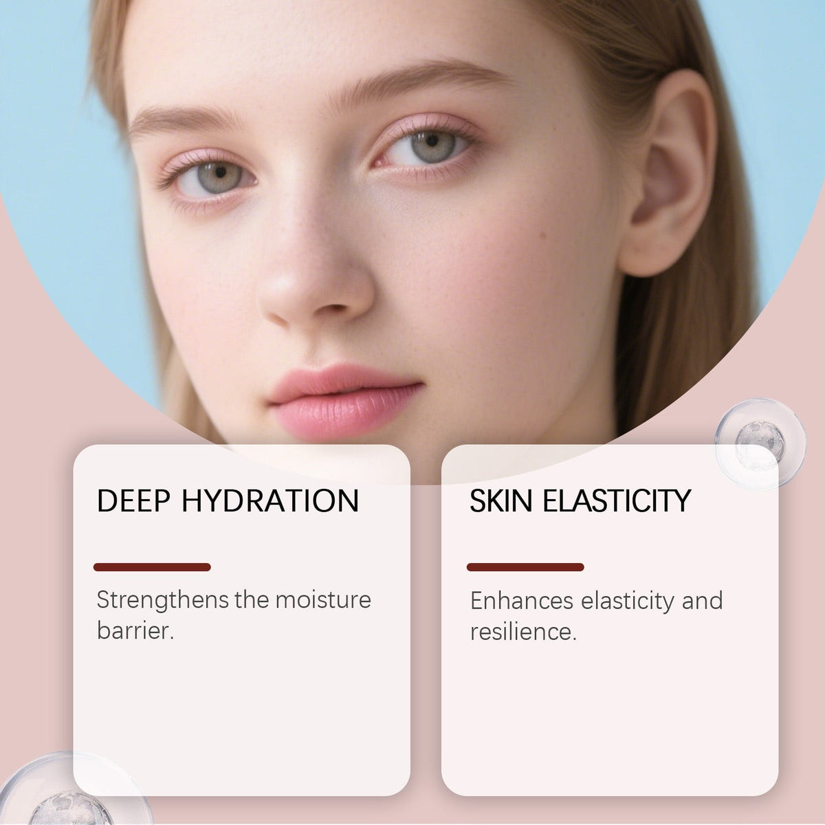 Baume hydratant solide pour visage et cou en stick, 9 g