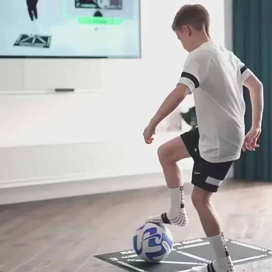 Tapis d'entraînement de football à repères numérotés