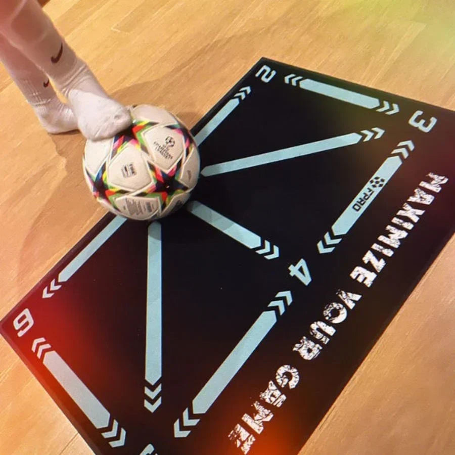 Tapis d'entraînement de football à repères numérotés