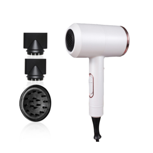 Sèche-cheveux ionique 2 000 W avec diffuseur et deux concentrateurs