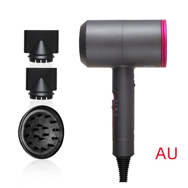 Sèche-cheveux ionique 2 000 W avec diffuseur et deux concentrateurs