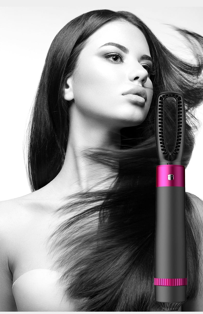 Brosse soufflante à cinq embouts interchangeables