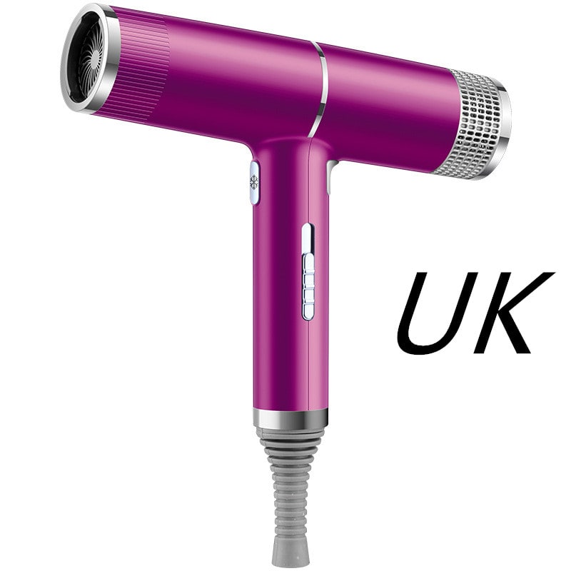 Sèche-cheveux ionique 220 V avec diffuseur et trois réglages
