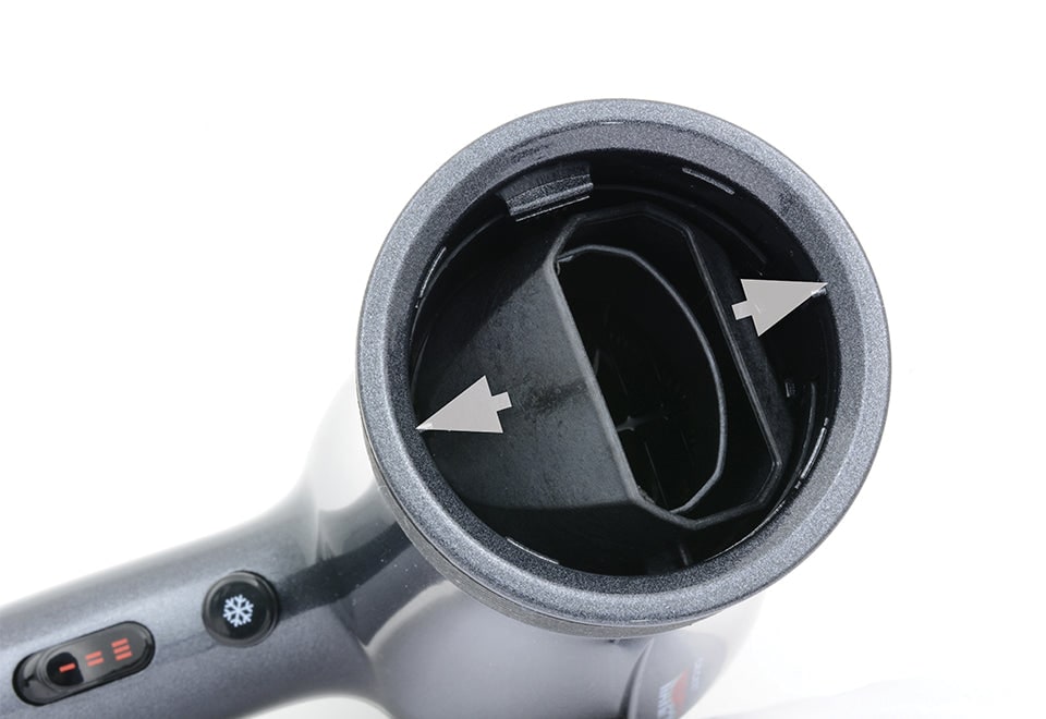 Sèche-cheveux ionique 1 875 W avec buse oscillante et diffuseur