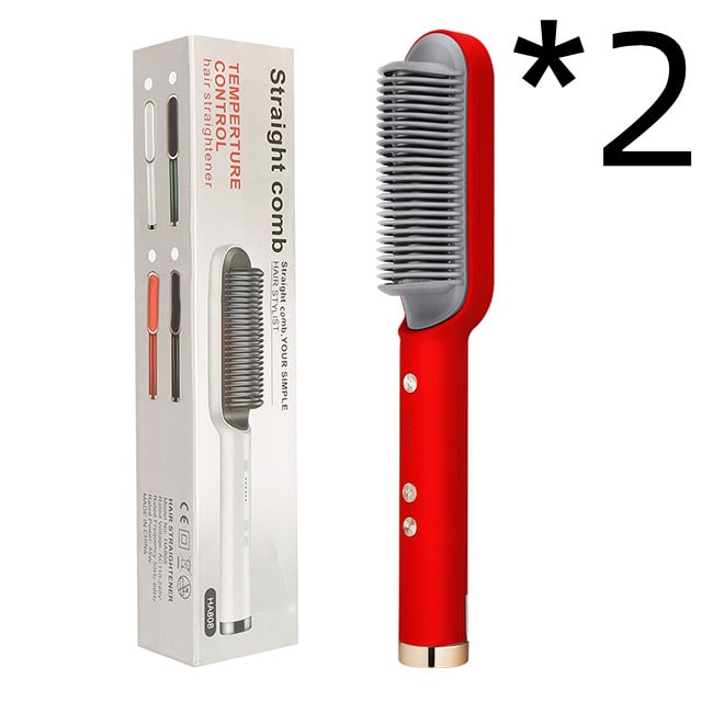 Brosse lissante chauffante à température réglable