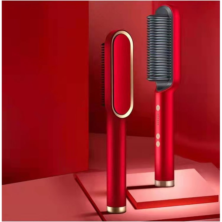 Brosse lissante chauffante à température réglable