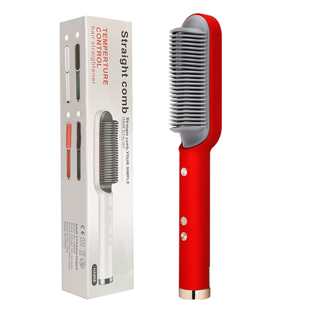 Brosse lissante chauffante à température réglable