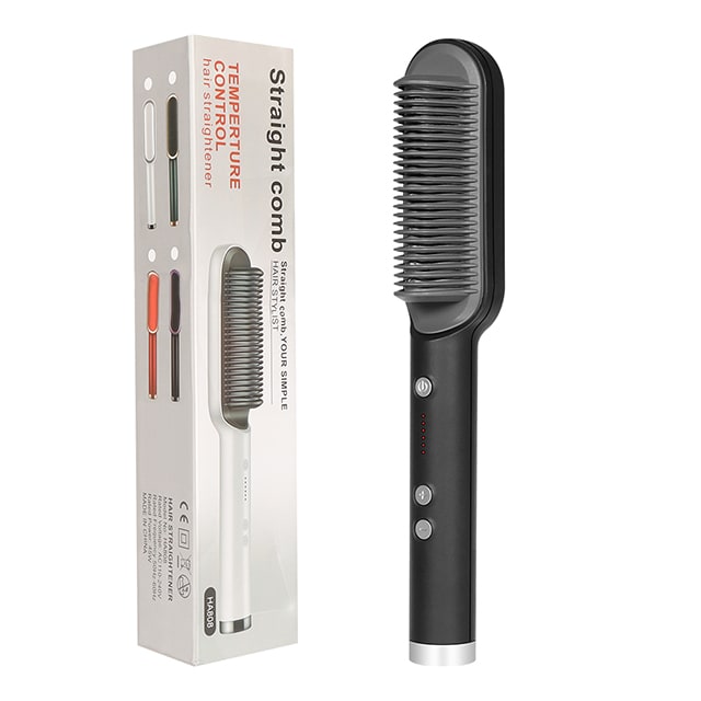 Brosse lissante chauffante à température réglable