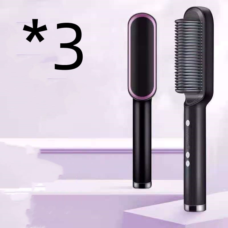 Brosse lissante chauffante à température réglable