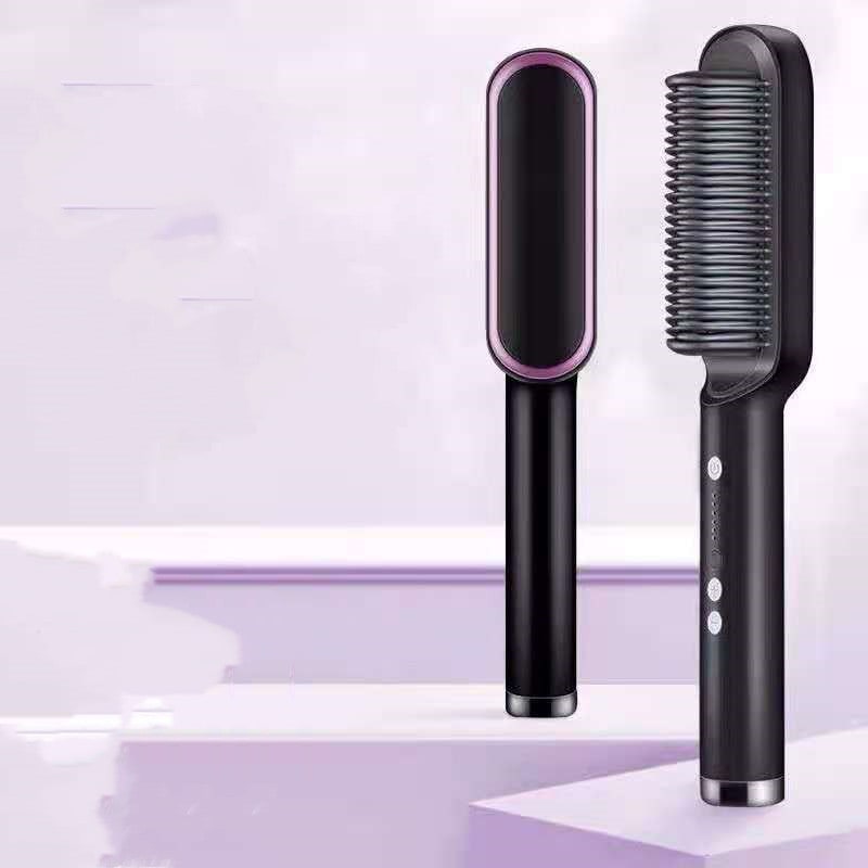 Brosse lissante chauffante à température réglable