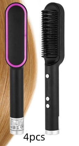 Brosse lissante chauffante à température réglable