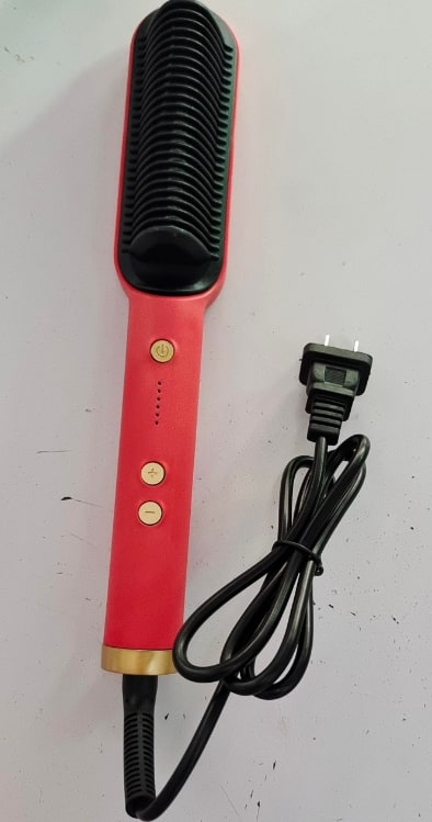 Brosse lissante chauffante à température réglable