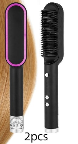 Brosse lissante chauffante à température réglable