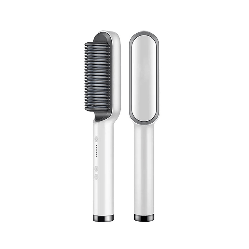 Brosse lissante électrique à dents chauffantes et température réglable