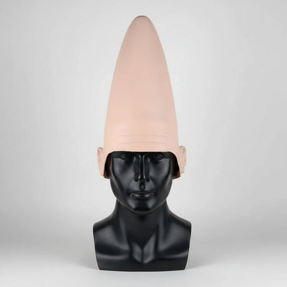 Coiffe de déguisement à tête conique en latex