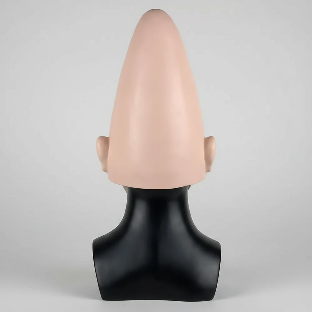 Coiffe de déguisement à tête conique en latex