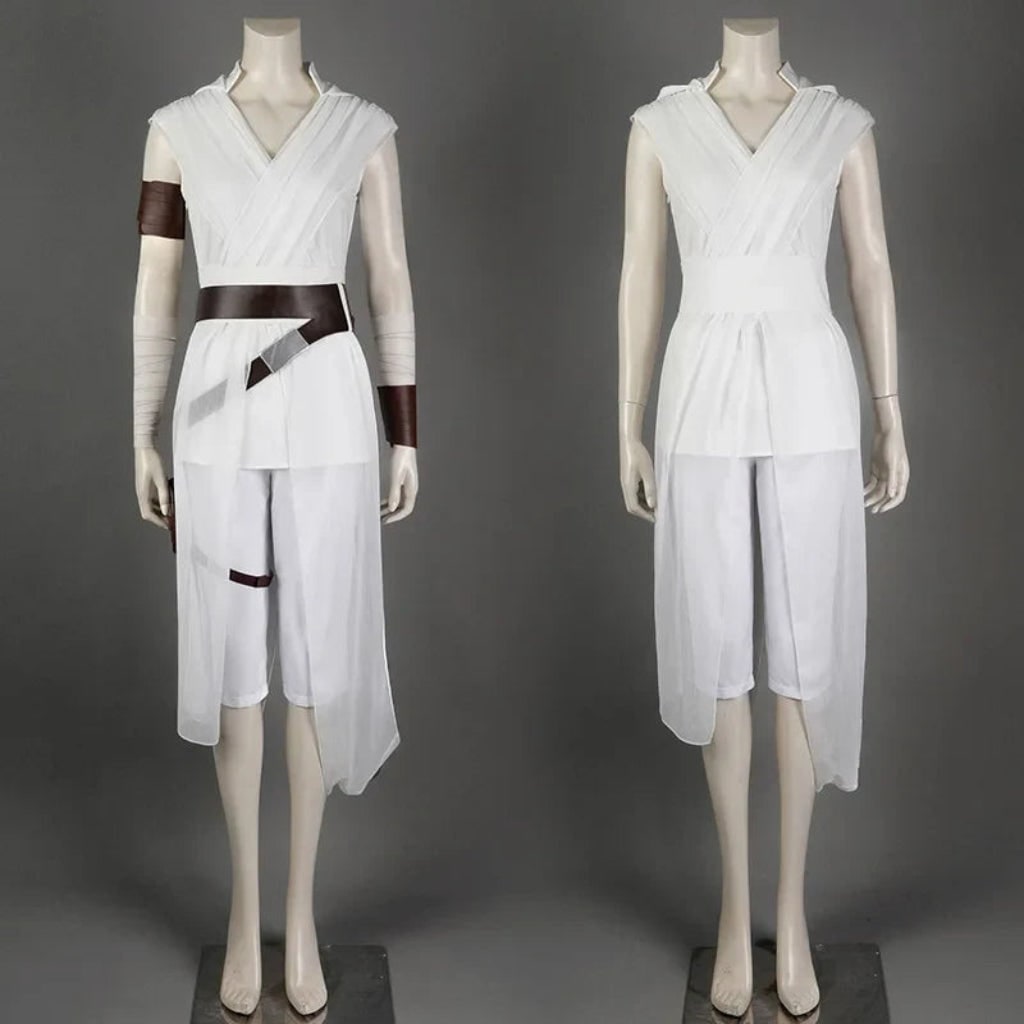 Déguisement à tunique drapée, pantalon court et ceinture