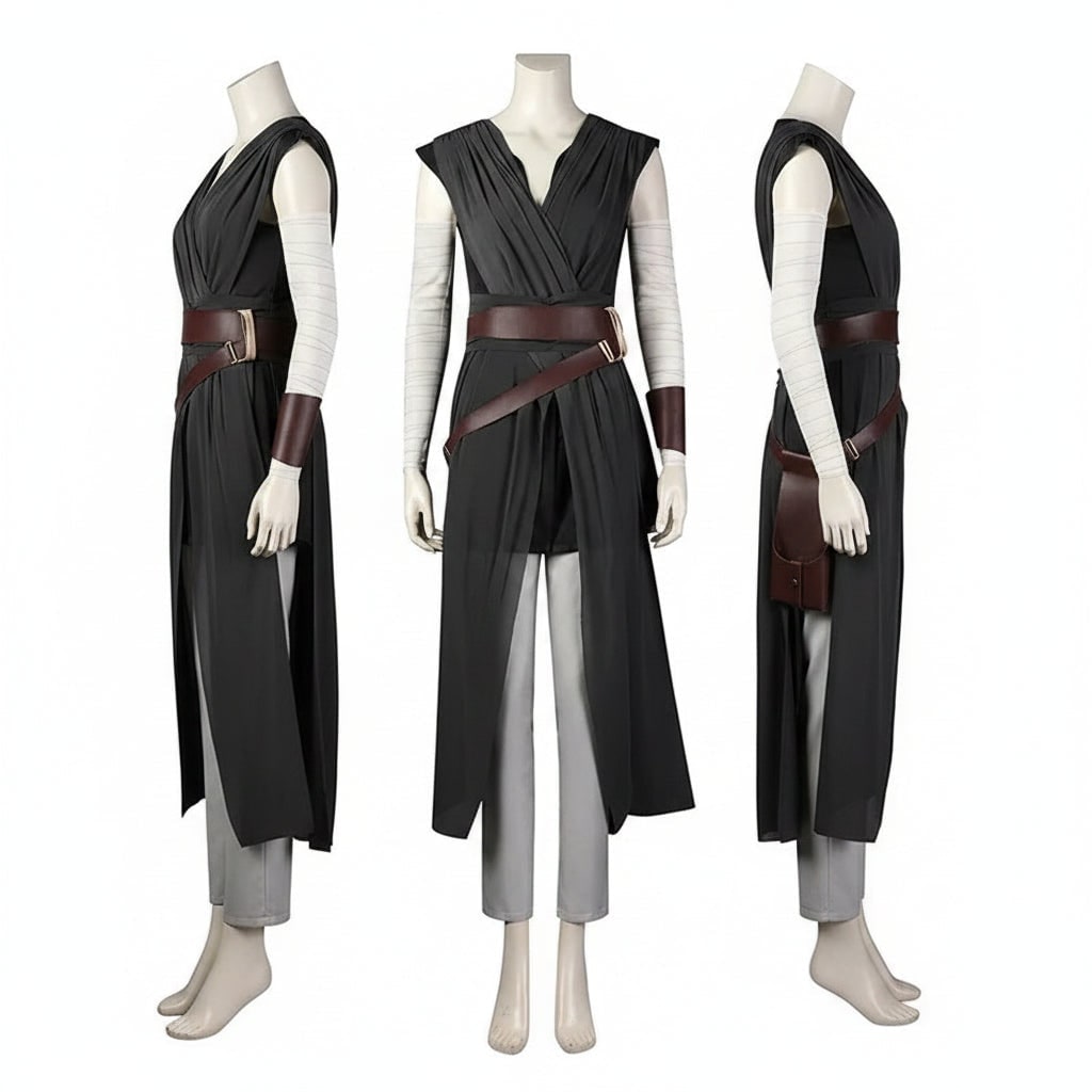 Déguisement à tunique drapée, pantalon court et ceinture