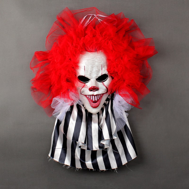 Suspension de porte clown à collerette, 70 × 50 cm