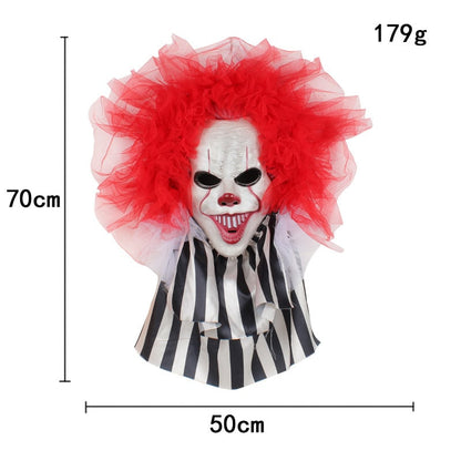 Suspension de porte clown à collerette, 70 × 50 cm