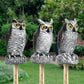 Statue décorative de hibou pour jardin