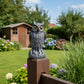 Statue décorative de hibou pour jardin