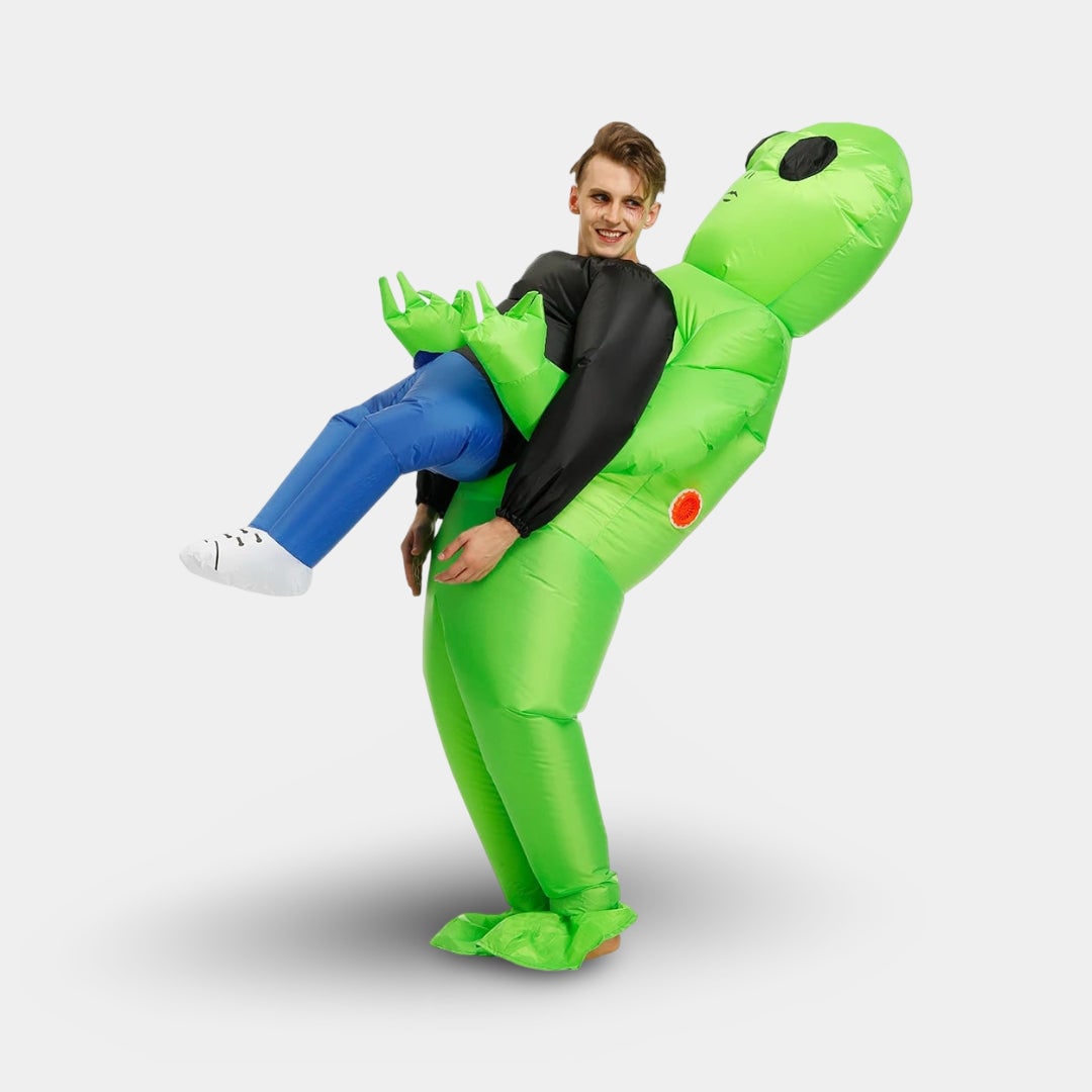 Déguisement extraterrestre gonflable avec ventilateur intégré