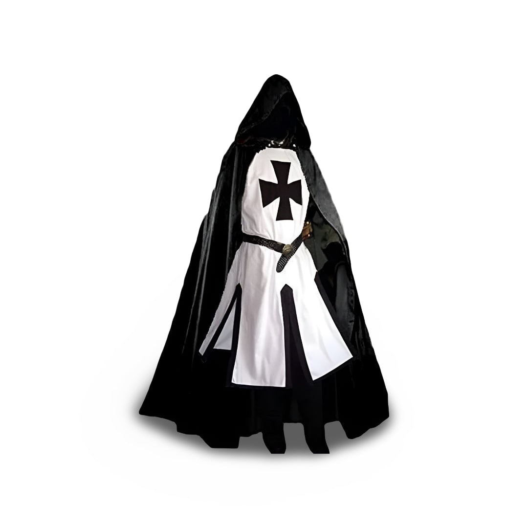 Déguisement de chevalier avec tunique à croix