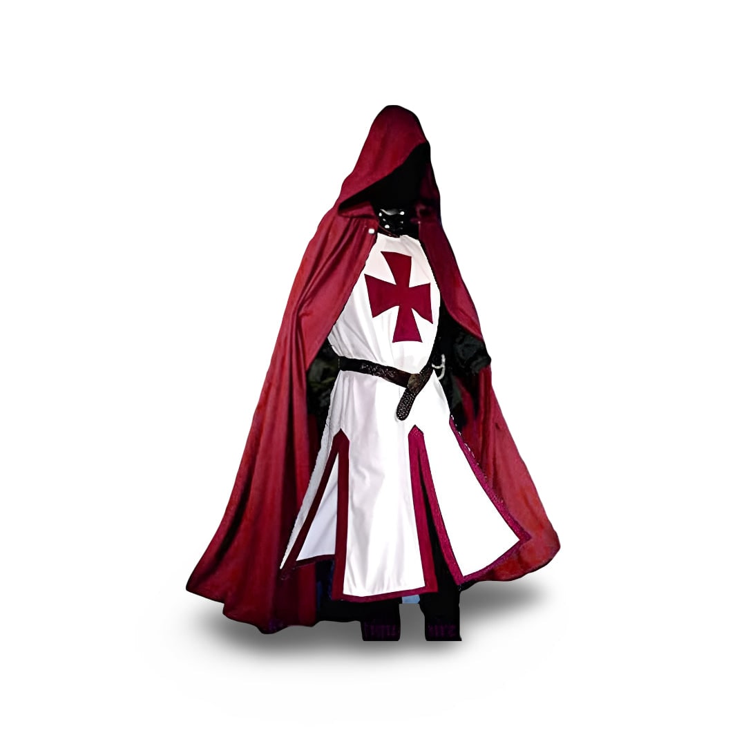 Déguisement de chevalier avec tunique à croix