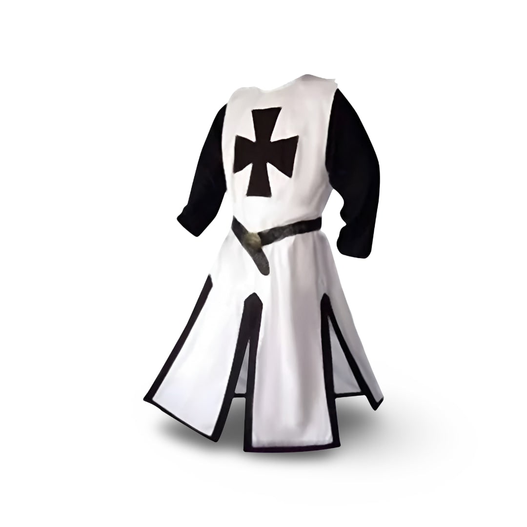 Déguisement de chevalier avec tunique à croix
