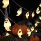 Guirlande LED d'Halloween à figures translucides