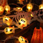 Guirlande lumineuse d'Halloween à LED blanc chaud