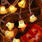Guirlande lumineuse d'Halloween à LED blanc chaud
