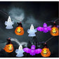 Guirlande lumineuse d'Halloween à LED blanc chaud
